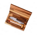 Prestigo Basic Waiter's Corkscrew w/Thermometer in Wood Box